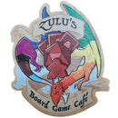 Wood Sticker: Rainbow Dragon