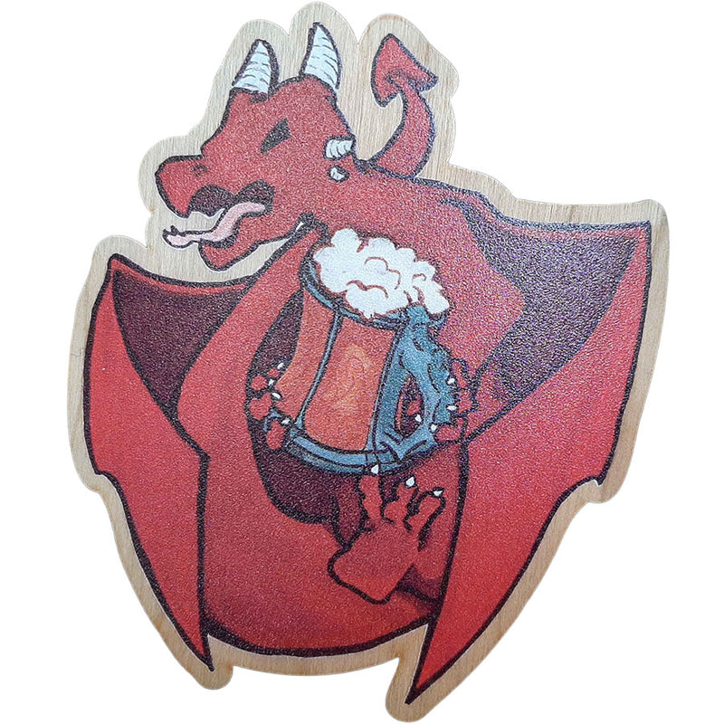 Wood Sticker: Ale Dragon