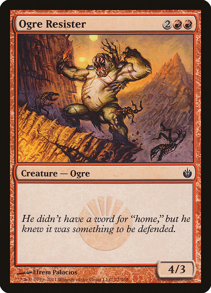 mtg ogre cards Magic The Gathering - Slumlord (74) where X is the number of devotion counters on Bloodthirsty Ogre Ogre Slumlord (CMM-518) - Commander