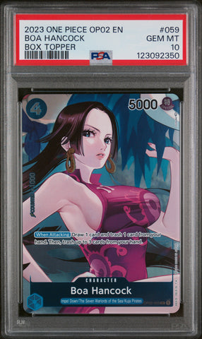PSA GEM MT 10 Boa Hancock [Op02-Paramount War] - 123092350