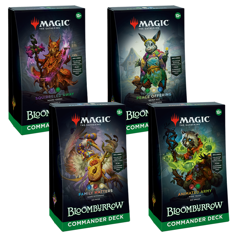 Magic The Gathering: Bloomburrow: Commander Decks