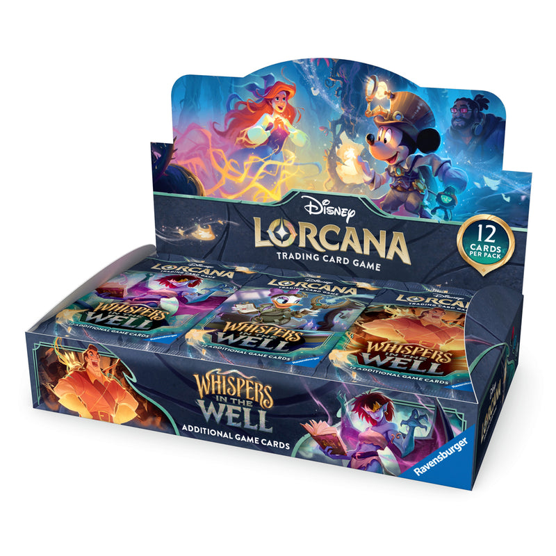 Lorcana TCG: Whispers in the Well: Booster Display + Starter Decks Com Lorcana TCG: Whispers in the Well: Booster Display + Starter Decks Com