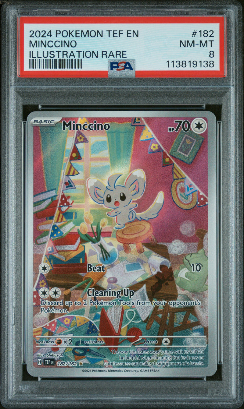 PSA NM-MT 8 Minccino(182/162) [Tef En-Temporal Forces] - 113819138