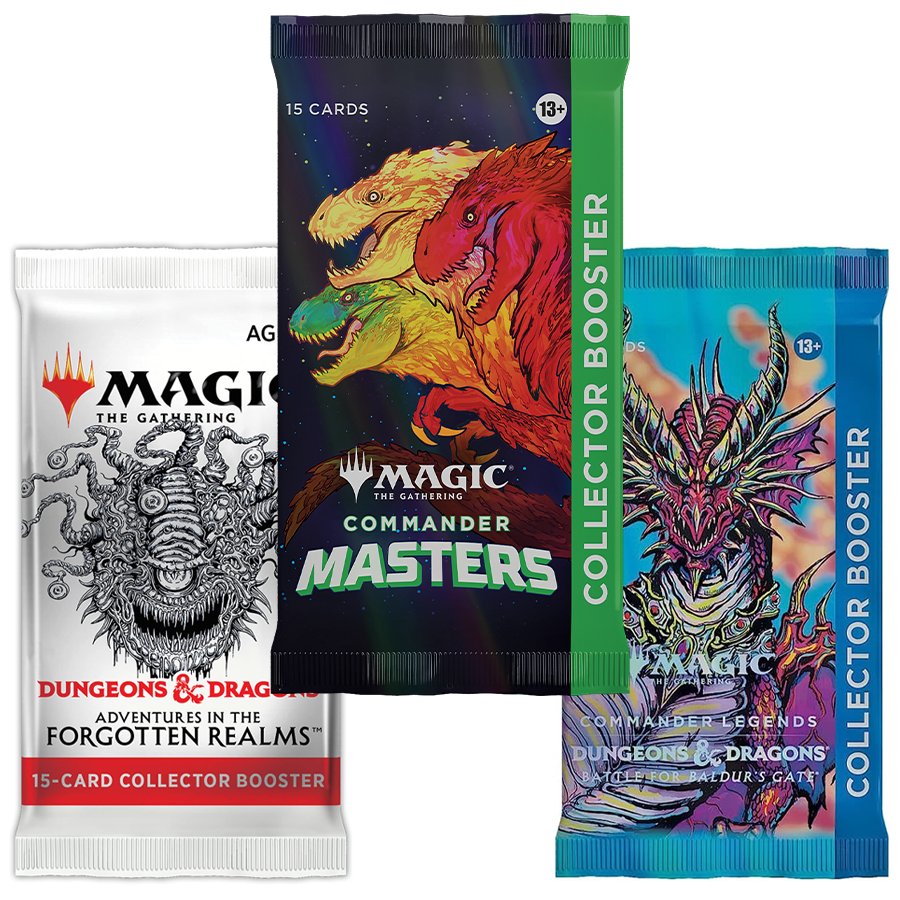 Magic The Gathering: CMM + AFR + CLB: Collector Booster Pack Combo