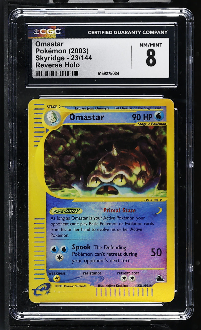 CGC 8 Omastar (23/144) [Skyridge] - 6169275024