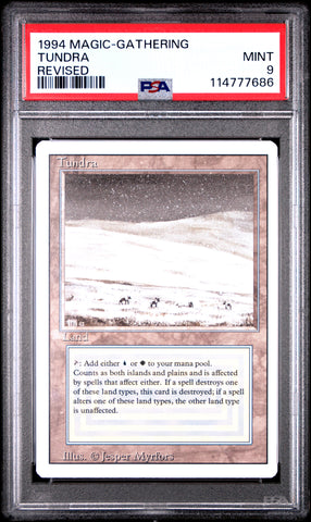 PSA MINT 9 Tundra [Magic The Gathering Revised Edition] - 114777686