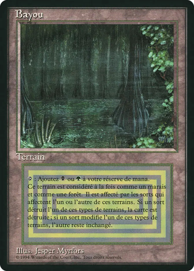 Bayou (French) [Foreign Black Border]