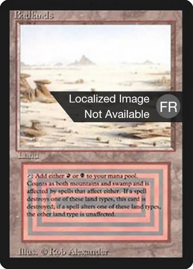 Badlands (French) [Foreign Black Border]