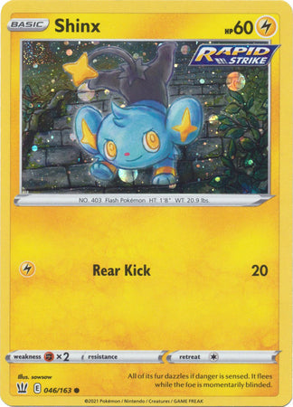 Shinx (046/163) (Cosmos Holo) [Sword & Shield: Battle Styles]