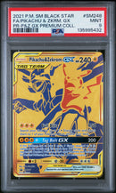 PSA MINT 9 Pikachu & Zkrm. Gx(SM248) [Sm Black Star Promo] - 135995432