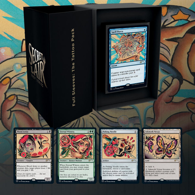 Magic the Gathering: Secret Lair: Full Sleeves: The Tattoo Pack