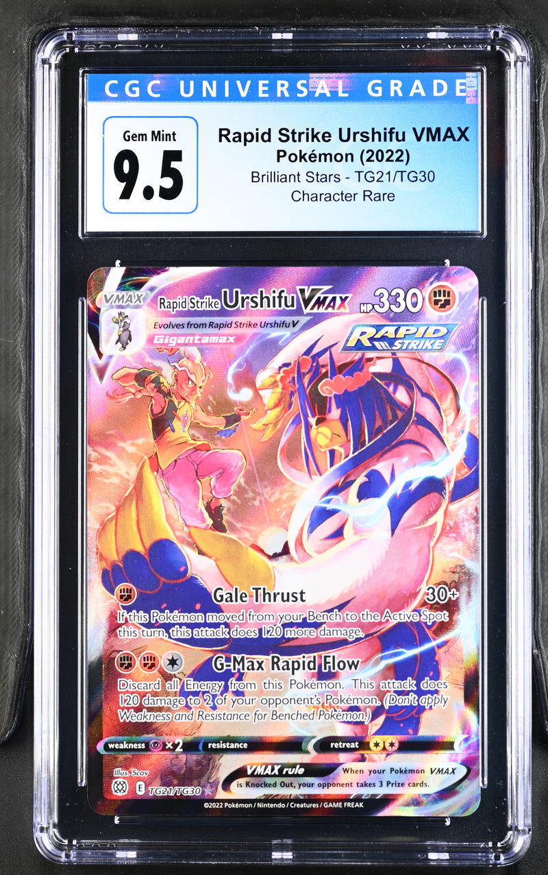 CGC GEM MINT 10 Rapid Strike Urshifu VMAX (TG21/TG30) [Brilliant Stars] - 4159409055