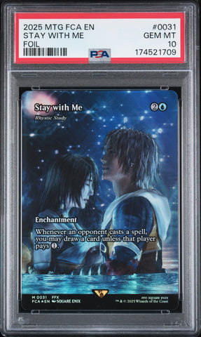 PSA GEM MT 10 Stay With Me [Magic The Gathering Final Fantasy Through The Ages] - 174521709