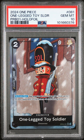 PSA GEM MT 10 One-Legged Toy Sldr [Prb01-Premium Booster -The Best-] - 101660376