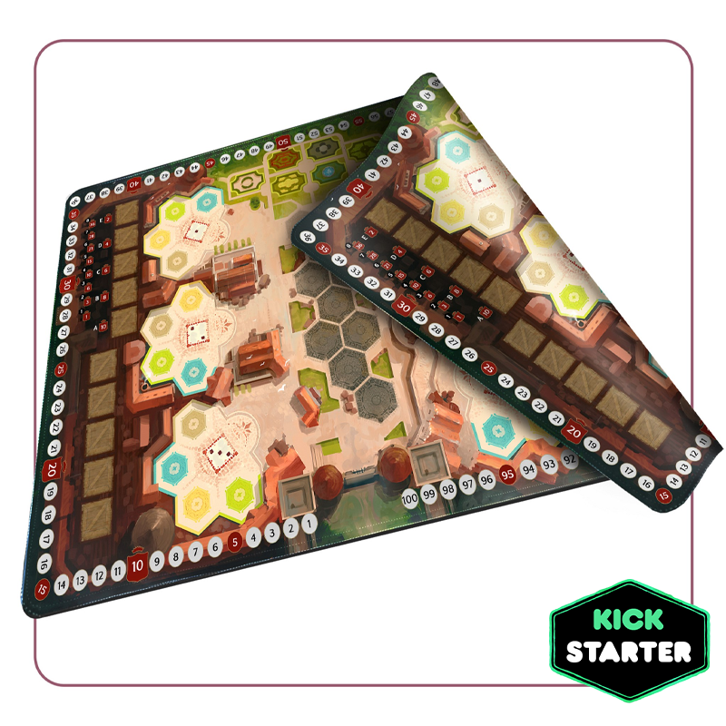 Castles of Burgundy: Playmat