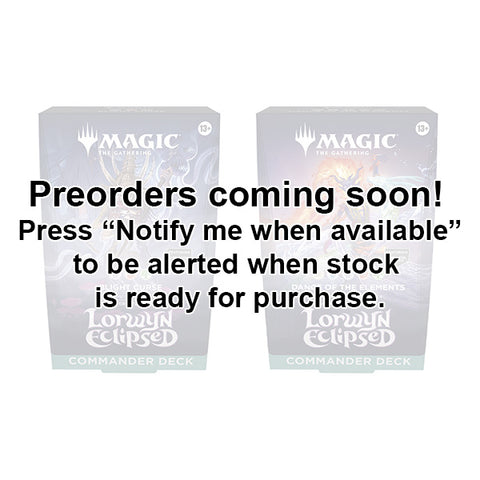 Magic the Gathering: Lorwyn Eclipsed: Commander Decks