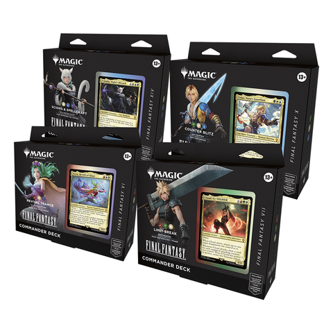 Magic the Gathering: Universes Beyond: Final Fantasy: Commander Decks