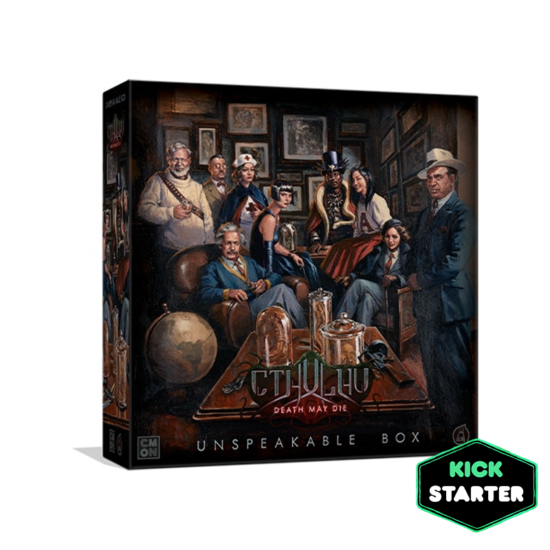 cthulhu death may die card sleeves Cthulhu Death May Die: Fear of the Unknown: Unspeakable Box Kickstarte