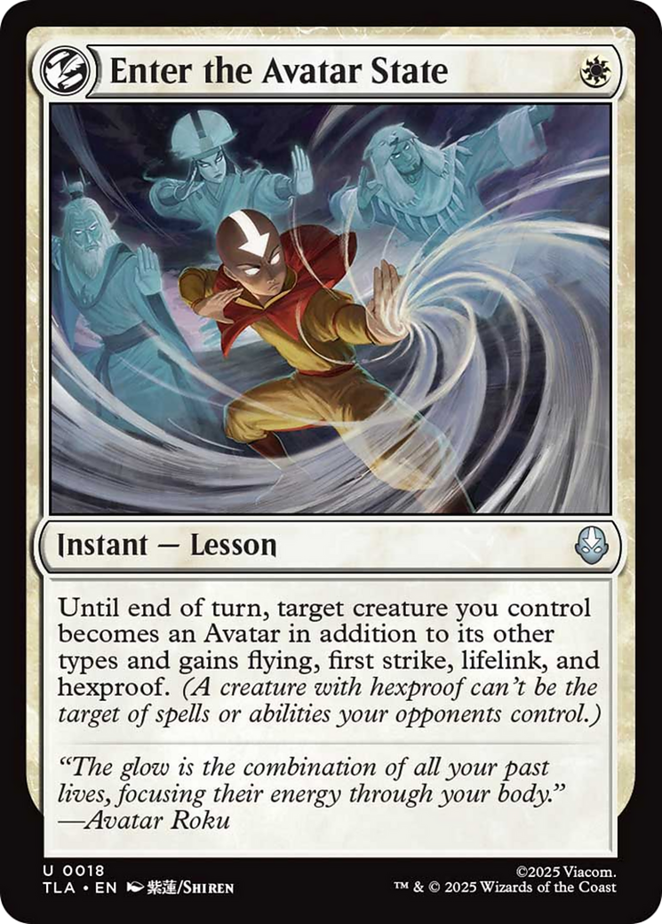 avatar mtg card Magic: The Gathering | Avatar: The Last Airbender Bundle | Includes 9 Play Boosters, 30 Lands, 1 Foil Alt-Art Promo + Exclusive Accessories or airbend Enter the Avatar State [Avatar: