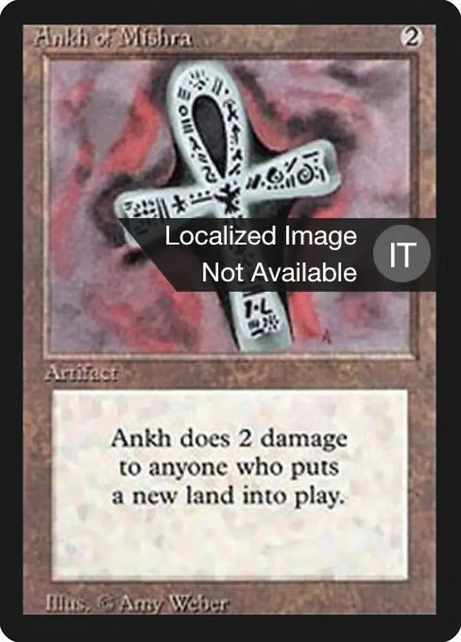 Ankh of Mishra (Italian) [Revised Edition (Foreign Black Border)]