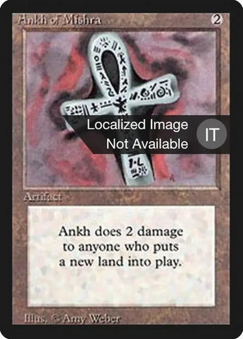 Ankh of Mishra (Italian) [Revised Edition (Foreign Black Border)]