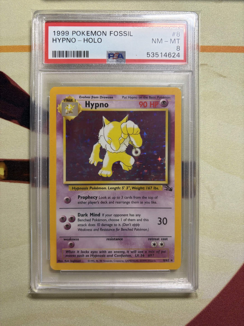 PSA NM-MT 8 Hypno-Holo [Fossil] - 53514624