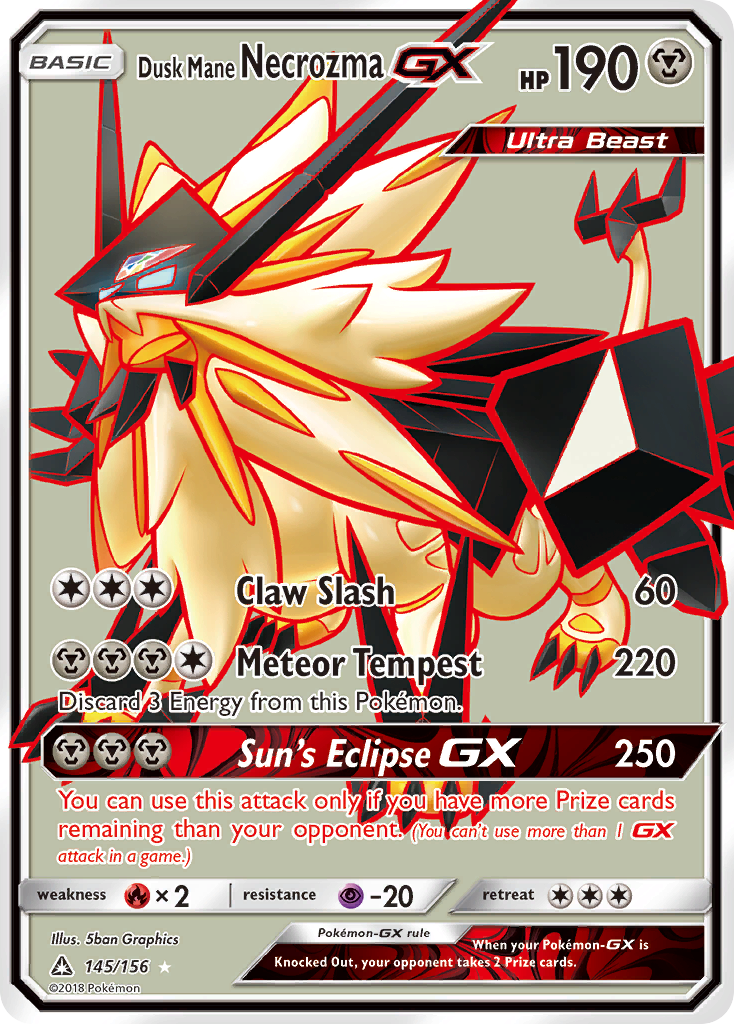 necrozma pokemon card gx Necrozma GX main image 0