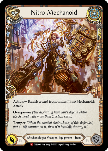 Construct Nitro Mechanoid // Nitro Mechanoid [DYN092] (Dynasty)  Cold Foil