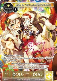 Lumia, the Saint Lady of World Rebirth (Christmas Promo) (RL1512-1) [Promo Cards]