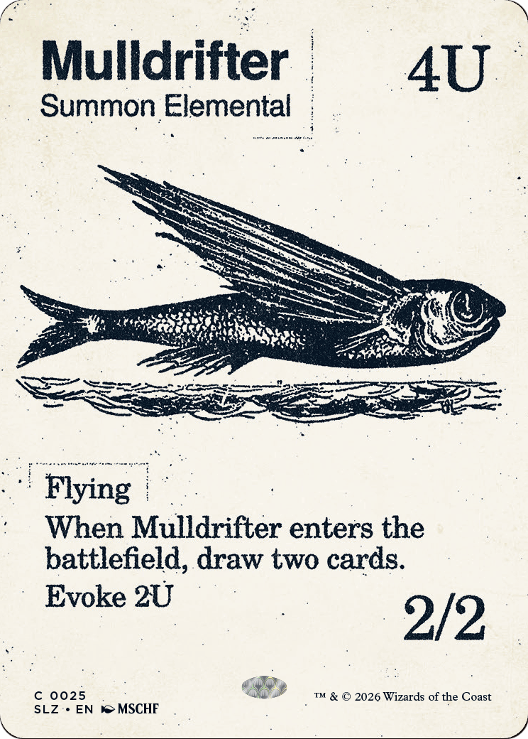 Mulldrifter (0025) [Secret Lair x MSCHF: The Zeta Set]