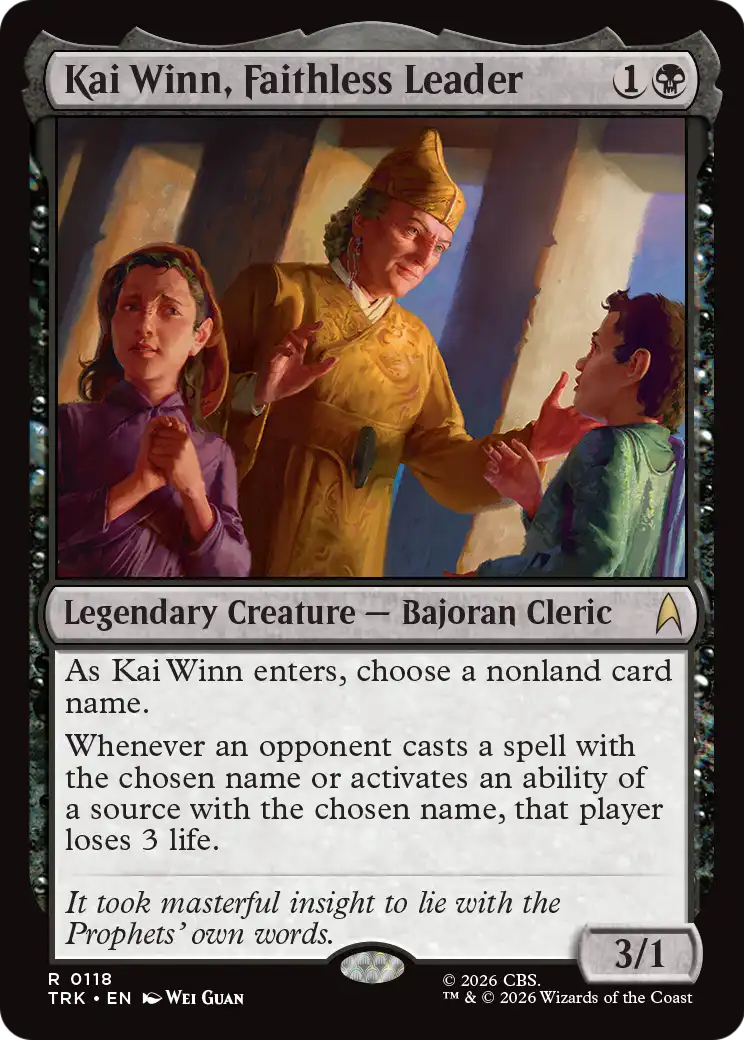 Kai Winn, Faithless Leader [Star Trek]