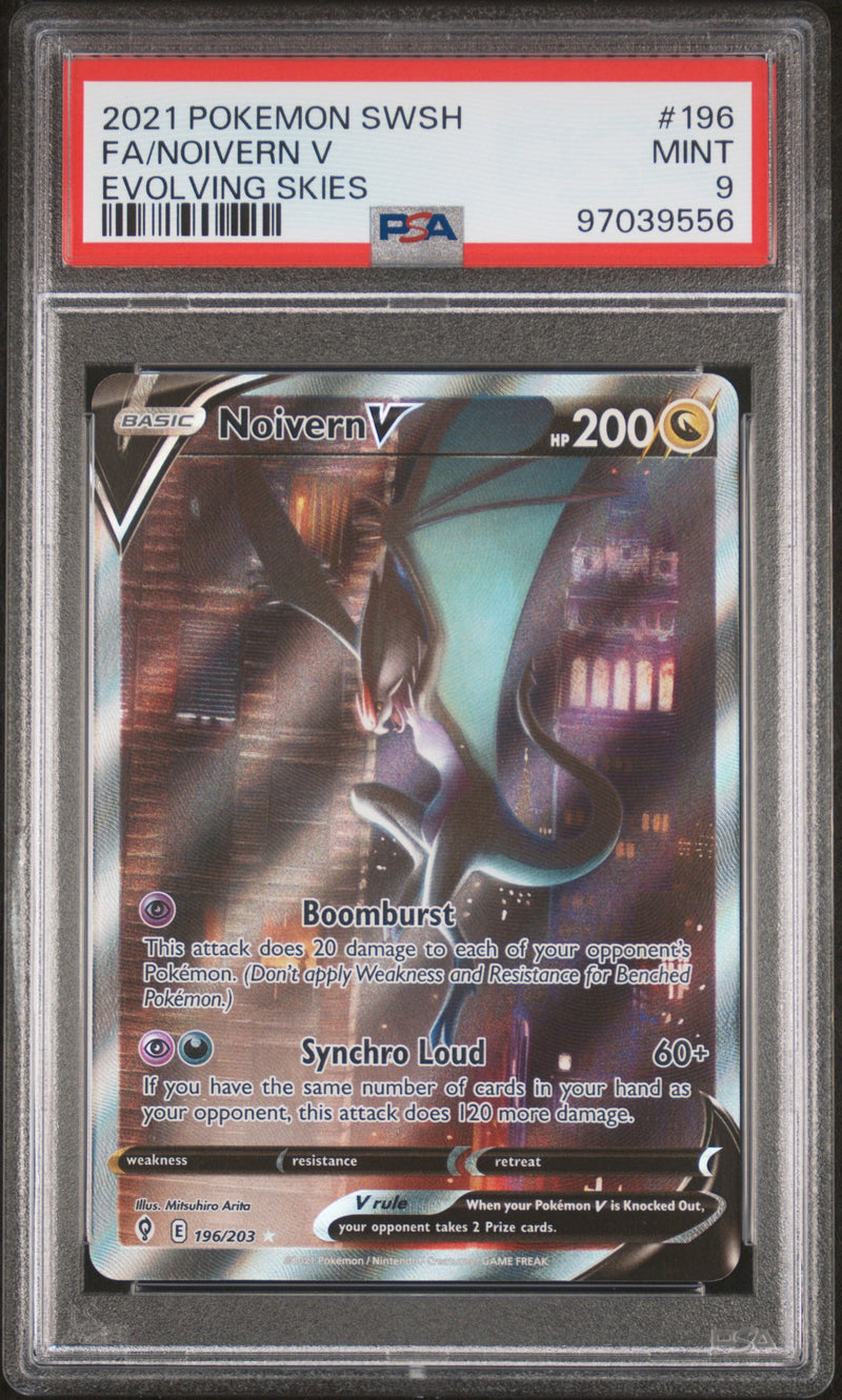 PSA MINT 9 Noivern V (196/203) [Sword & Shield: Evolving Skies] - 97039556
