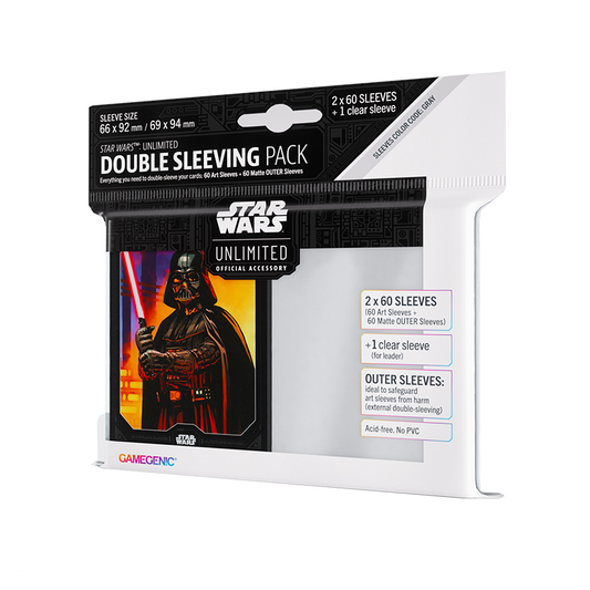 Star Wars Unlimited Art Sleeves Double Sleeving Pack: Darth Vader