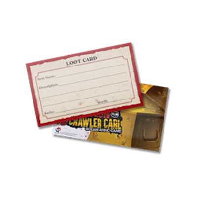 Dungeon Crawler Carl RPG: Index Sized Loot Cards