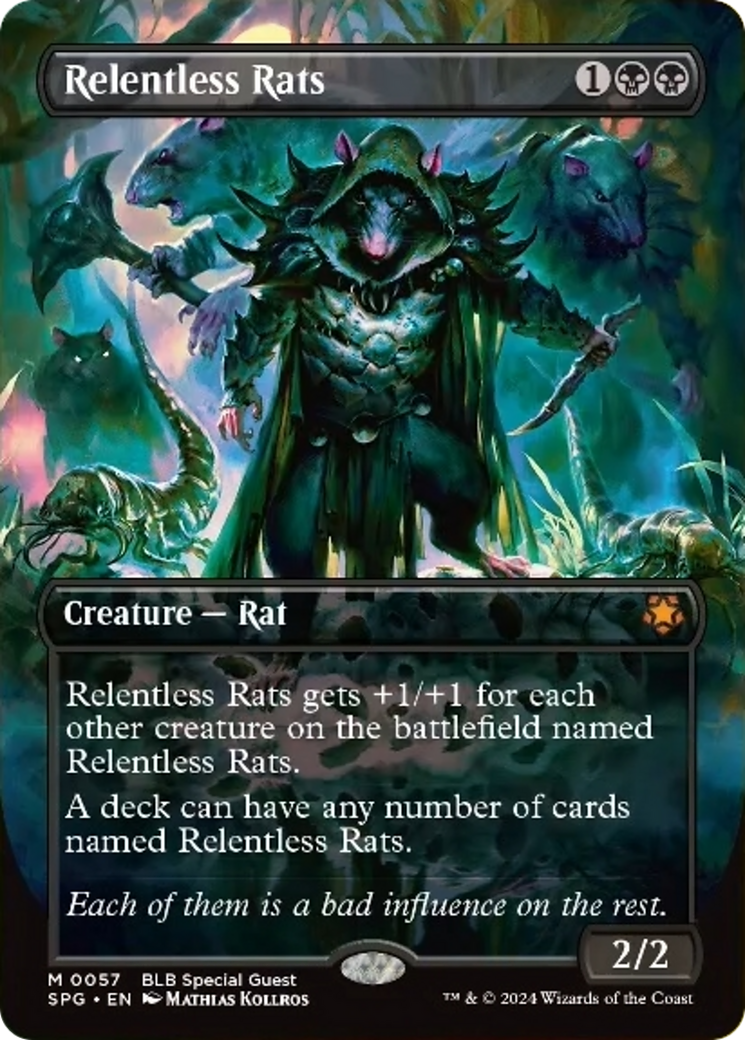 mtg cards like relentless rats Converting deck to Rat King Commander deck they grow ambitious. Relentless Rats 0754 Rainbow Foil