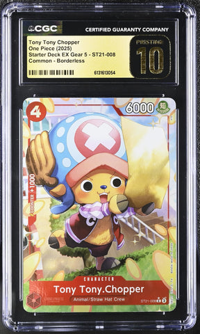 CGC PRISTINE 10 Tony Tony Chopper [Starter Deck EX: Gear 5] - 6131613054