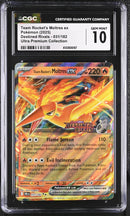 CGC GEM MINT 10 Team Rocket's Moltres ex (031/182) [Destined Rivals] - 6123926167