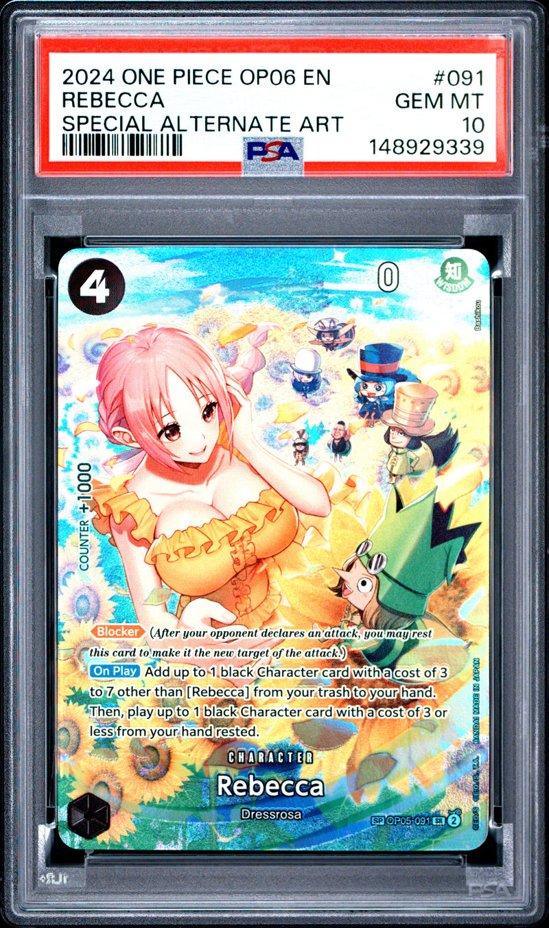 PSA GEM MT 10 Rebecca [Op06-Wings Of The Captain] - 148929339