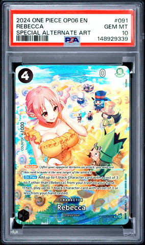 PSA GEM MT 10 Rebecca [Op06-Wings Of The Captain] - 148929339