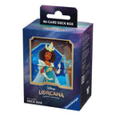 Disney Lorcana trading card game deck box packaging with Princess Tiana illustration on a white background