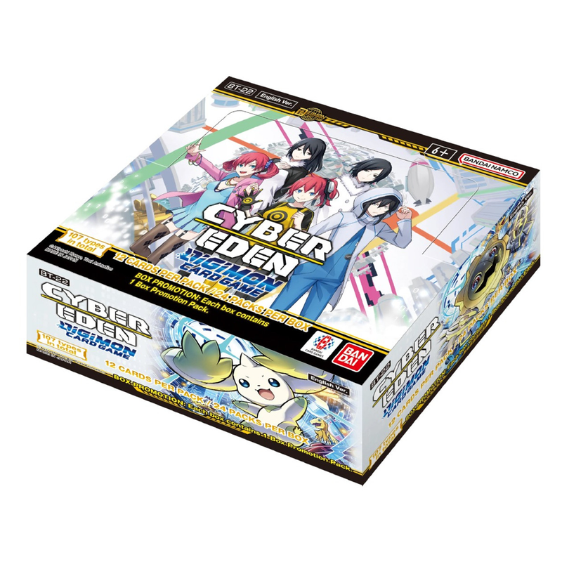 Digimon TCG: Cyber Eden + Hackers' Slumber Booster Box Combo