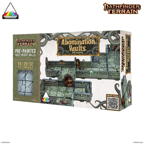 Dungeons & Lasers: Pathfinder Terrain: Abomination Vaults Painted