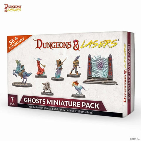 Dungeons & Lasers: Ghosts Miniatures Pack