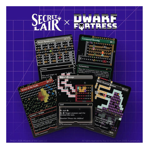 Magic the Gathering: Secret Lair x Dwarf Fortress: Create New World