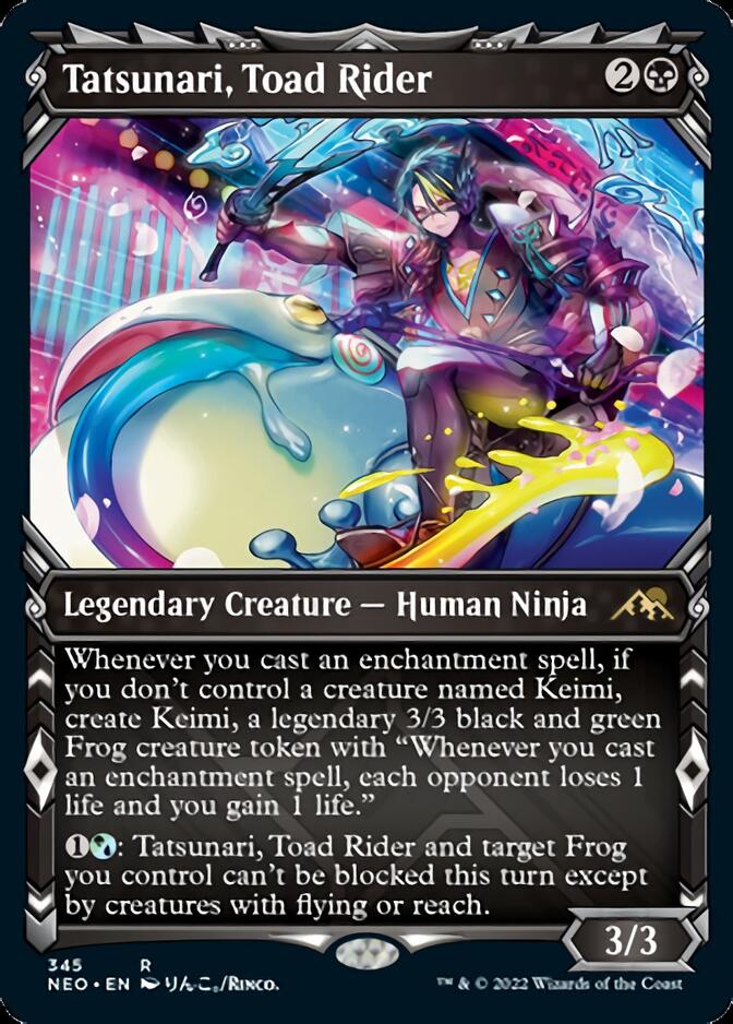 mtg neon card Kamigawa: Dynasty Commander NEC | 177 cards (English) Put the rest on the bottom of your library in a random order Junji, the Midnight Sky [Kamigawa: