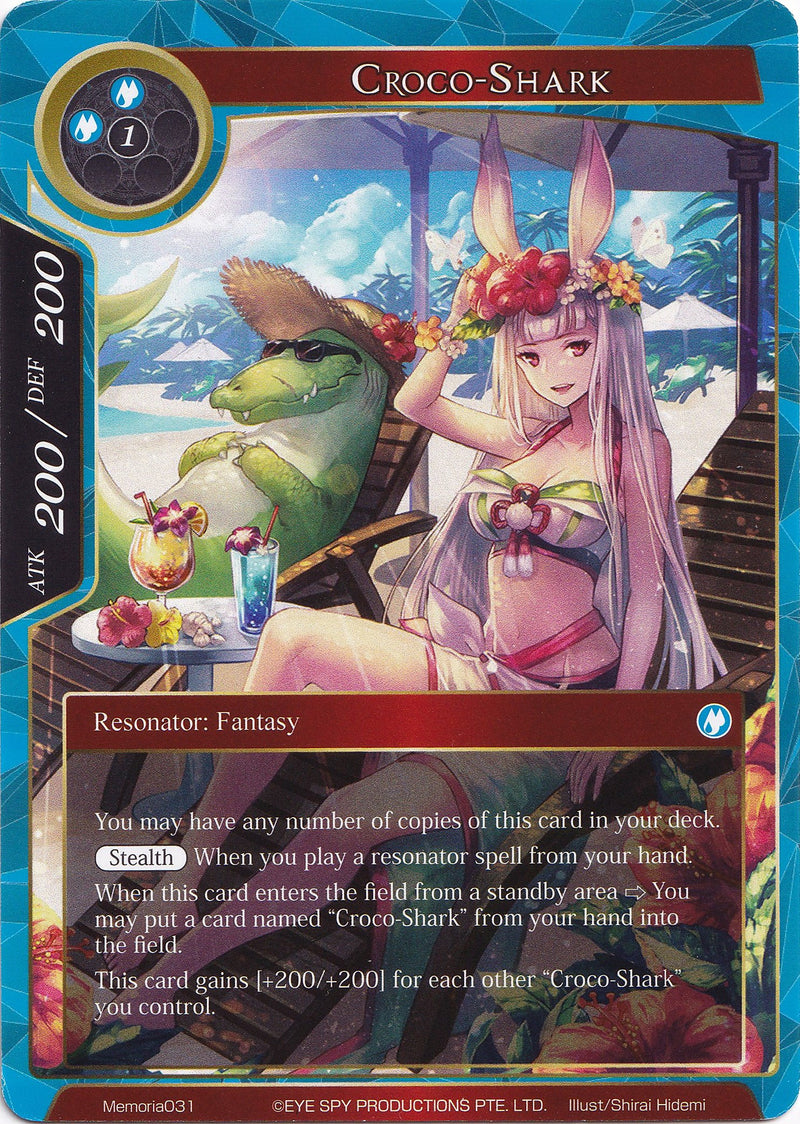 Croco-Shark (Memoria031) [Alice Origin Memoria Cards]