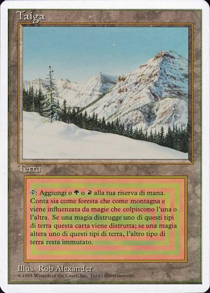 Taiga (Italian) [Foreign White Border]