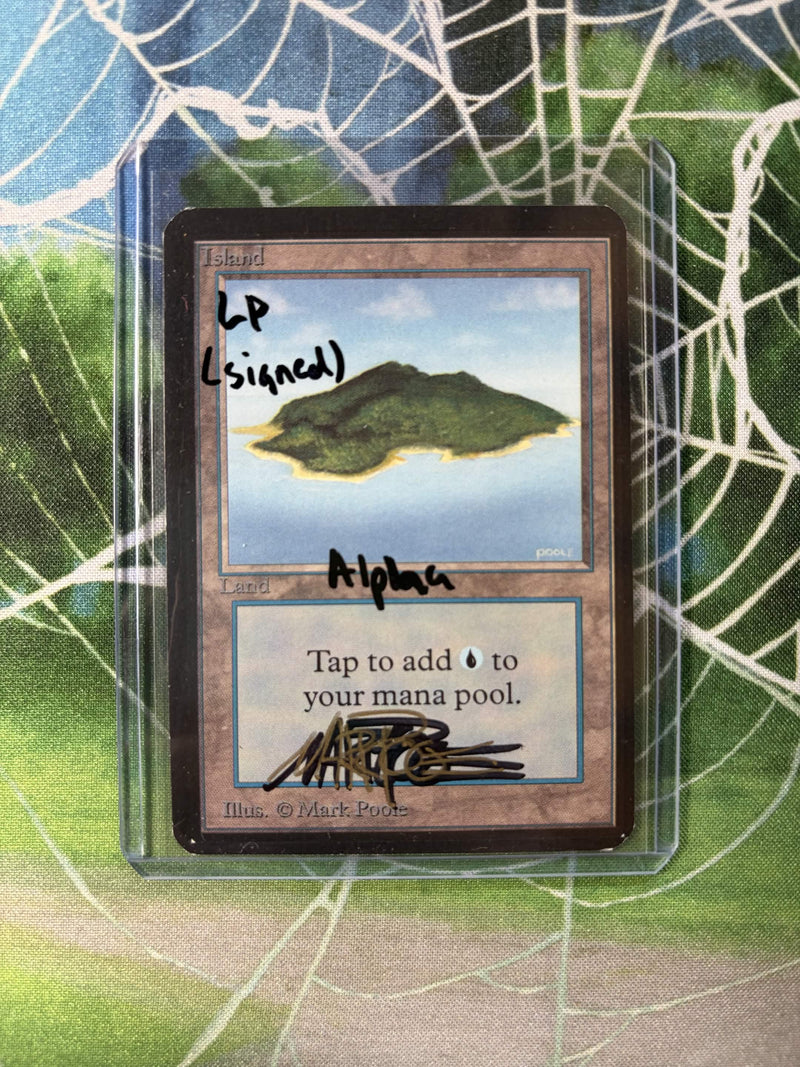 Island (B) (Signed by Mark Poole) [Alpha Edition]