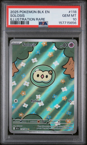 PSA GEM MT 10 Solosis (118/086) [Blk En-Black Bolt] - 157715656