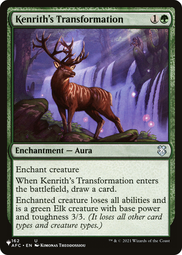 Kenrith's Transformation [The List Reprints]